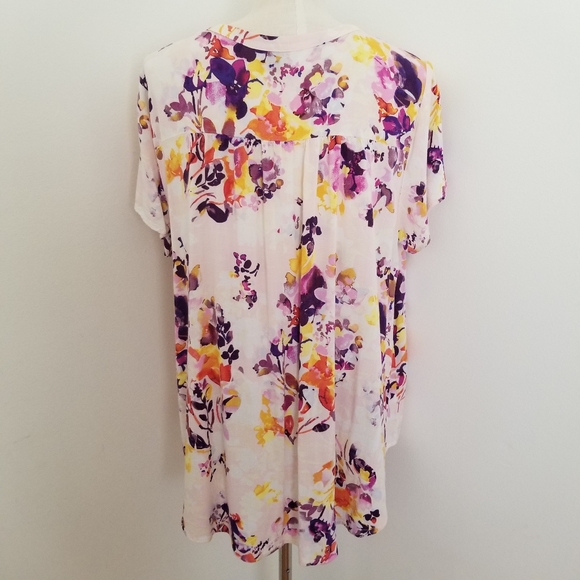 Torrid Rayon Slub Hi-Lo Short Sleeve Blouse Size 1X - Picture 6 of 12